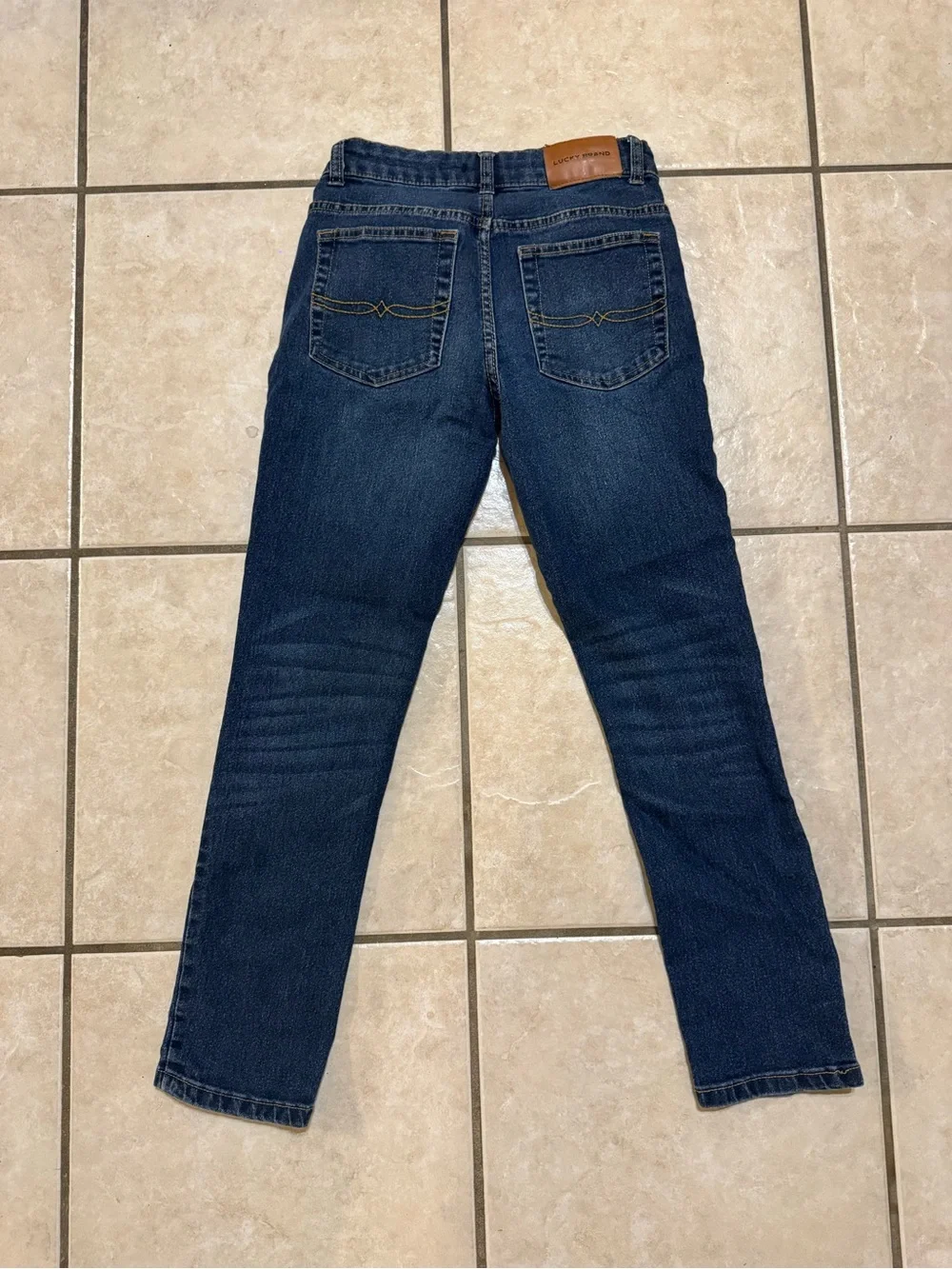 Lucky Brand Dark Blue Kids Skinny Jeans